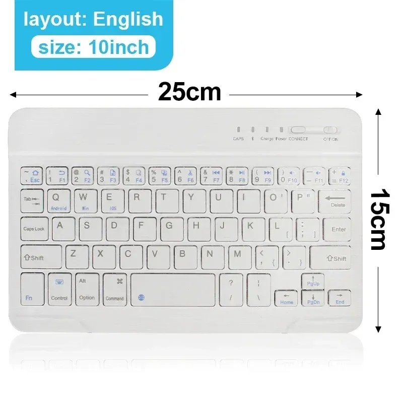Clavier Bluetooth pour iPad (10e génération), iPad Pro, iPad Air et iPad mini 8
