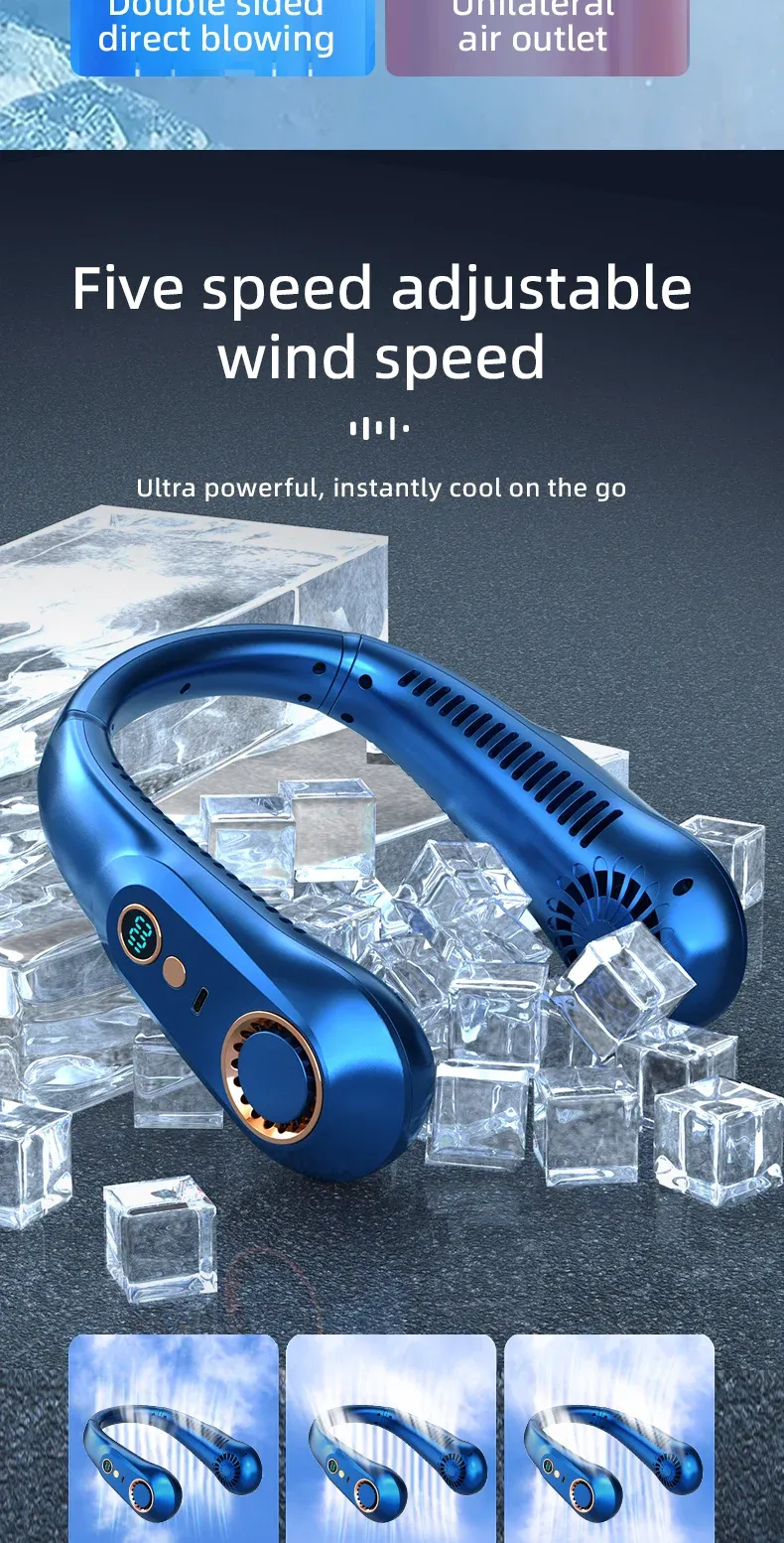 Confort et légèreté du ventilateur portable