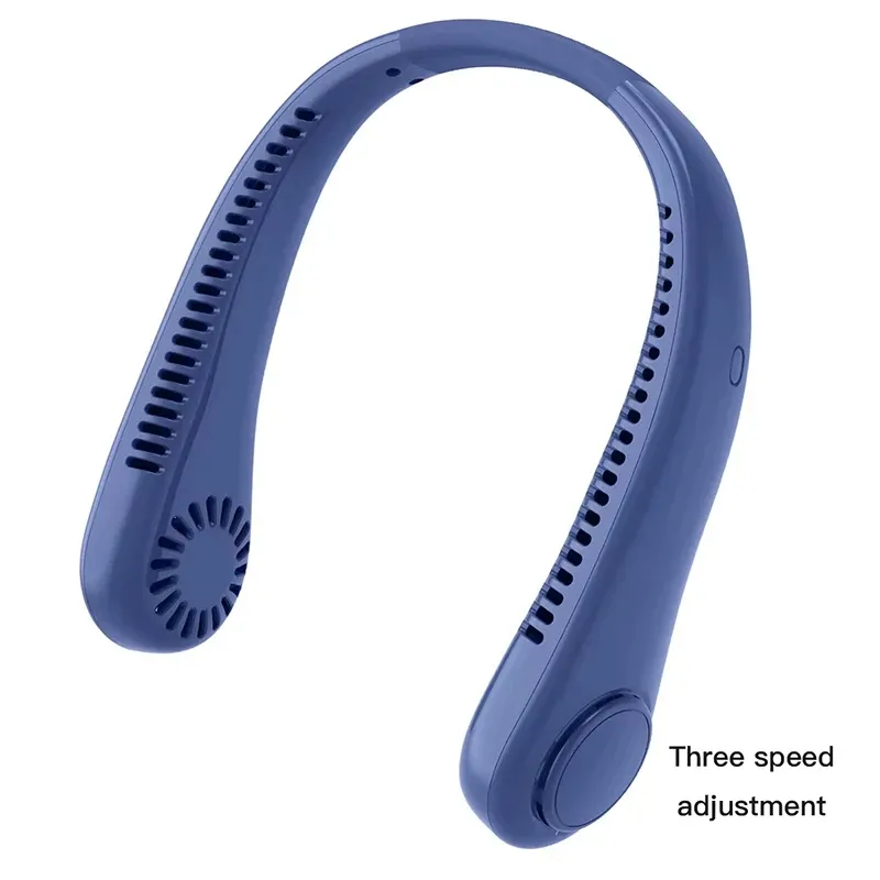 Ventilateur de cou portable sans pales avec écran numérique et batterie rechargeable USB 8