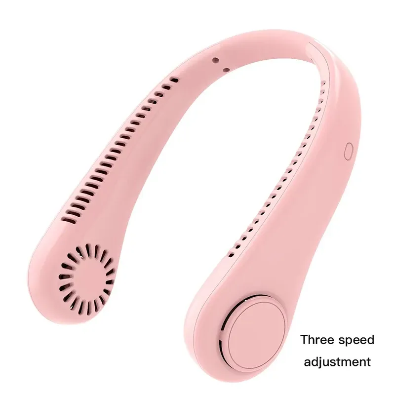 Ventilateur de cou portable sans pales avec écran numérique et batterie rechargeable USB 10