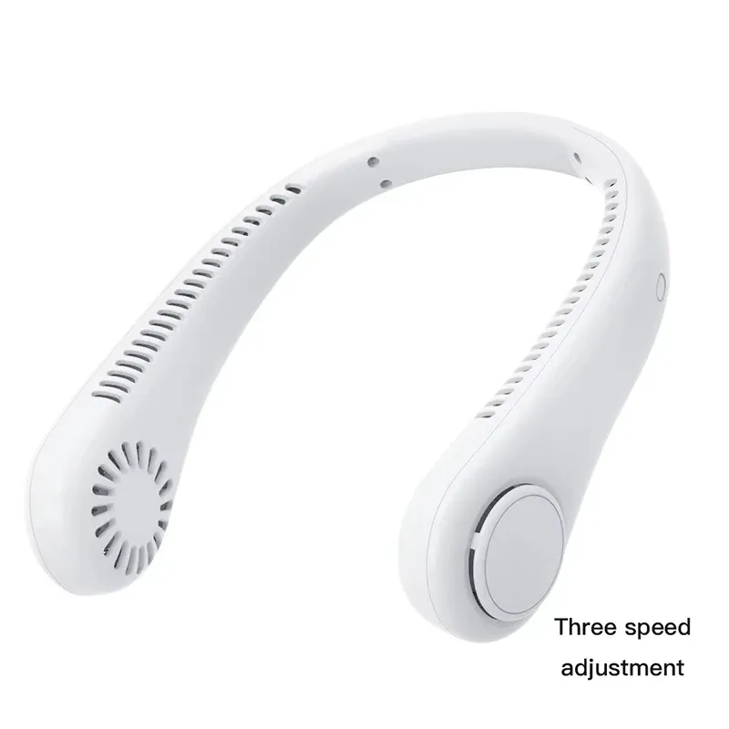 Ventilateur de cou portable sans pales avec écran numérique et batterie rechargeable USB 9