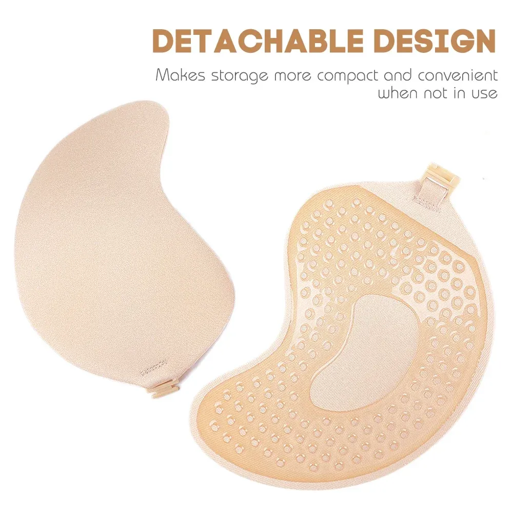 Soutien-gorge autocollant invisible, look décontracté