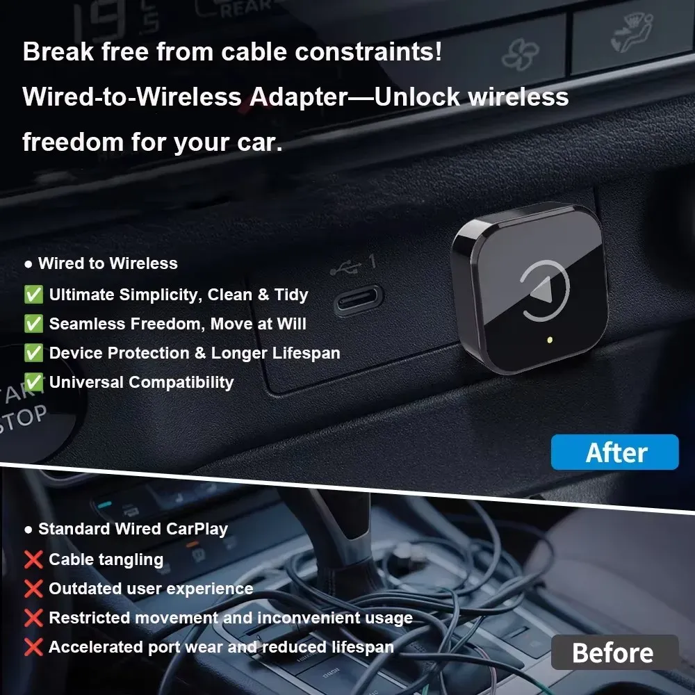 Adaptateur sans fil installé dans le véhicule