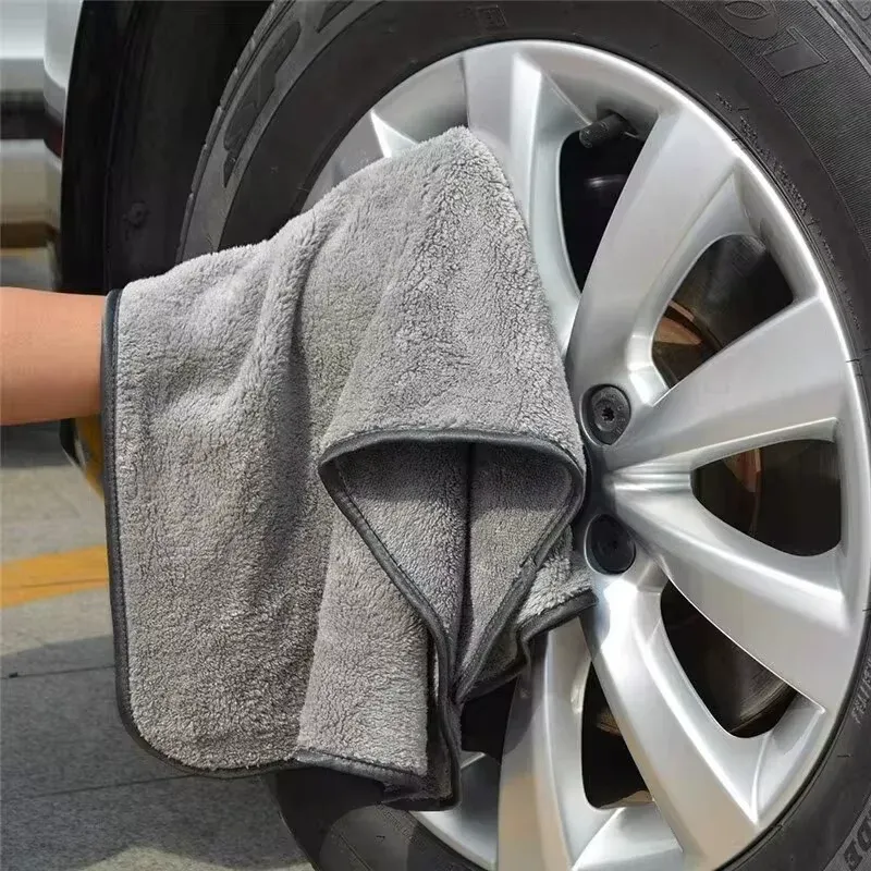 Serviette de lavage pour voiture en microfibre 100 x 40 cm, séchage rapide et extra doux, haute absorption 3