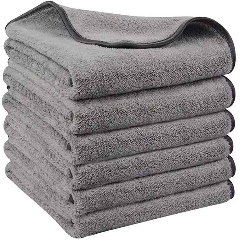 Serviette de lavage pour voiture en microfibre 100 x 40 cm, séchage rapide et extra doux, haute absorption 5