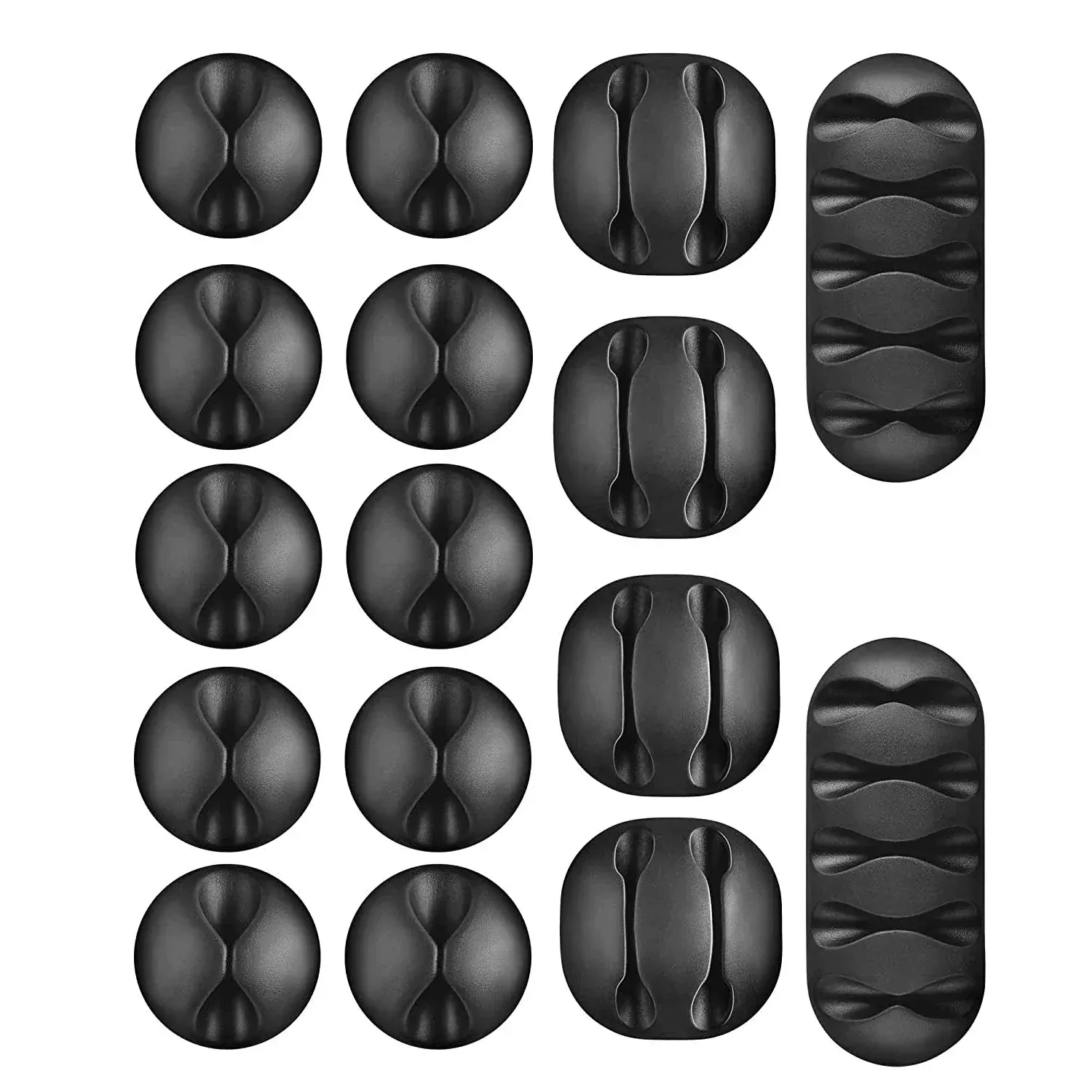 Clips de câble adhésifs en silicone, vue d'ensemble du produit
