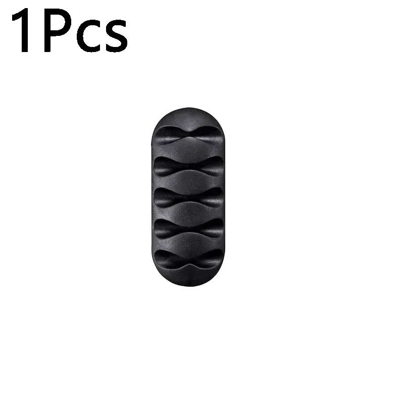 Clips adhésifs en silicone pour câbles, organisateurs de bureau, supports de câbles USB et écouteurs 14