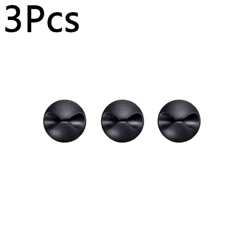 Clips adhésifs en silicone pour câbles, organisateurs de bureau, supports de câbles USB et écouteurs 22