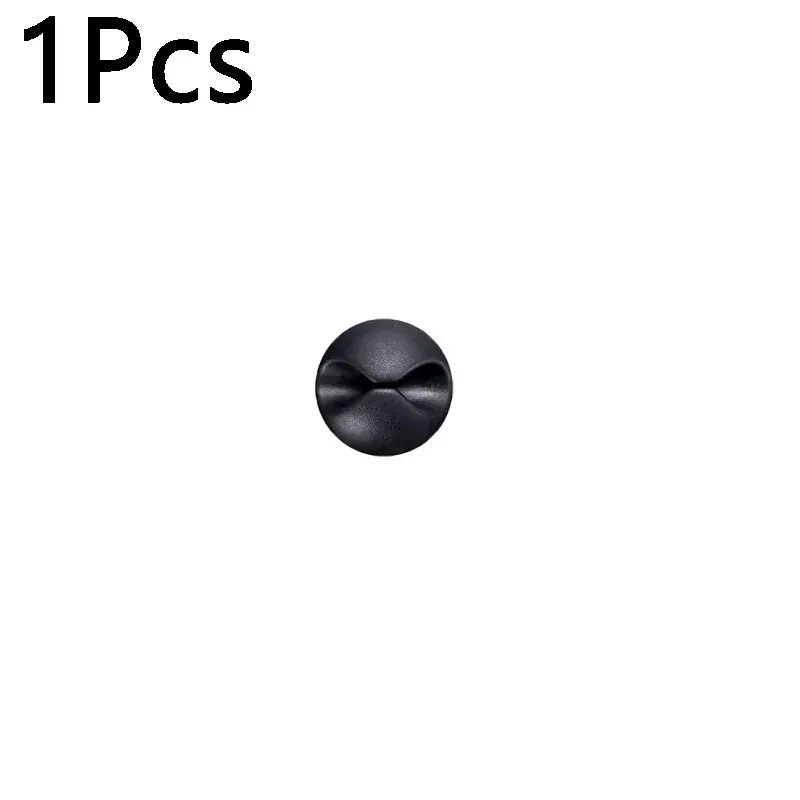 Clips adhésifs en silicone pour câbles, organisateurs de bureau, supports de câbles USB et écouteurs 19