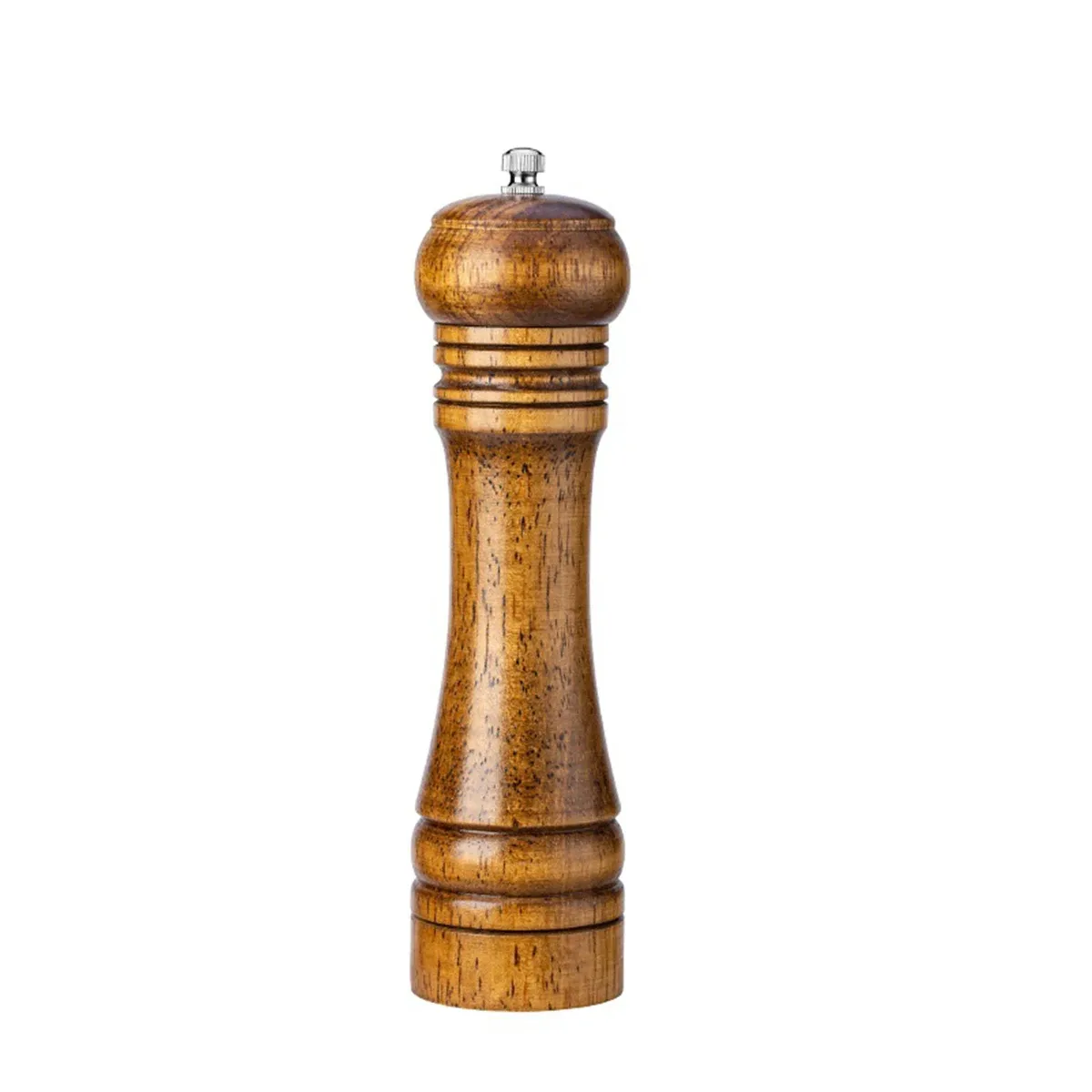 Broyeur manuel en bois de chêne 5, 8 et 10 pouces pour poivre, moulin à poivre et poivre du Sichuan, pot d'assaisonnement 6