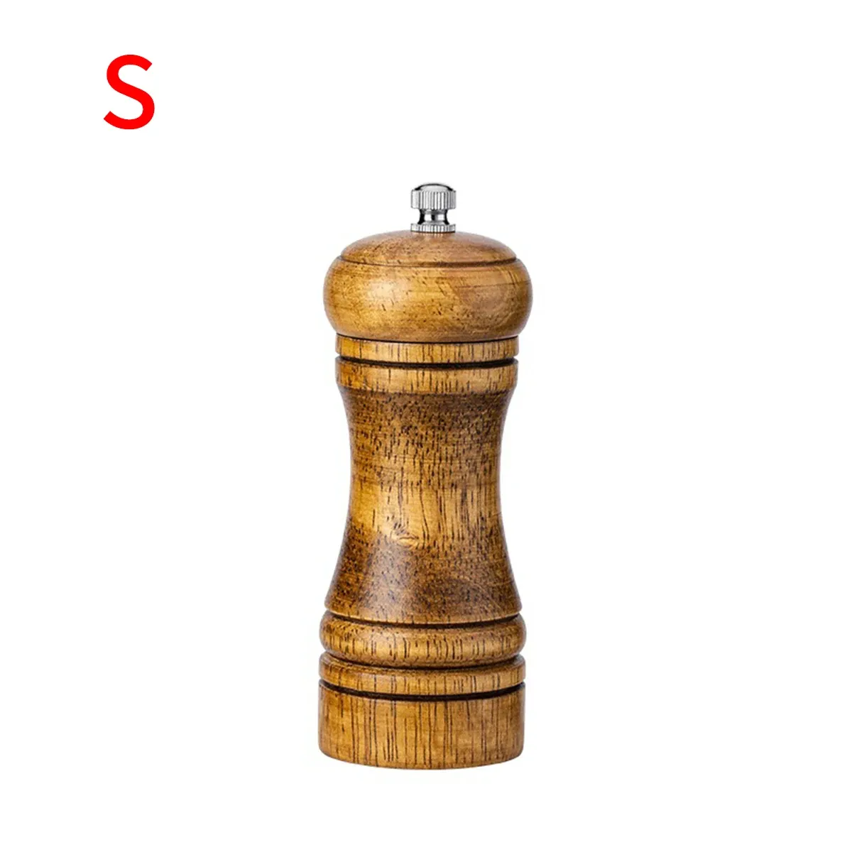 Broyeur manuel en bois de chêne 5, 8 et 10 pouces pour poivre, moulin à poivre et poivre du Sichuan, pot d'assaisonnement 11