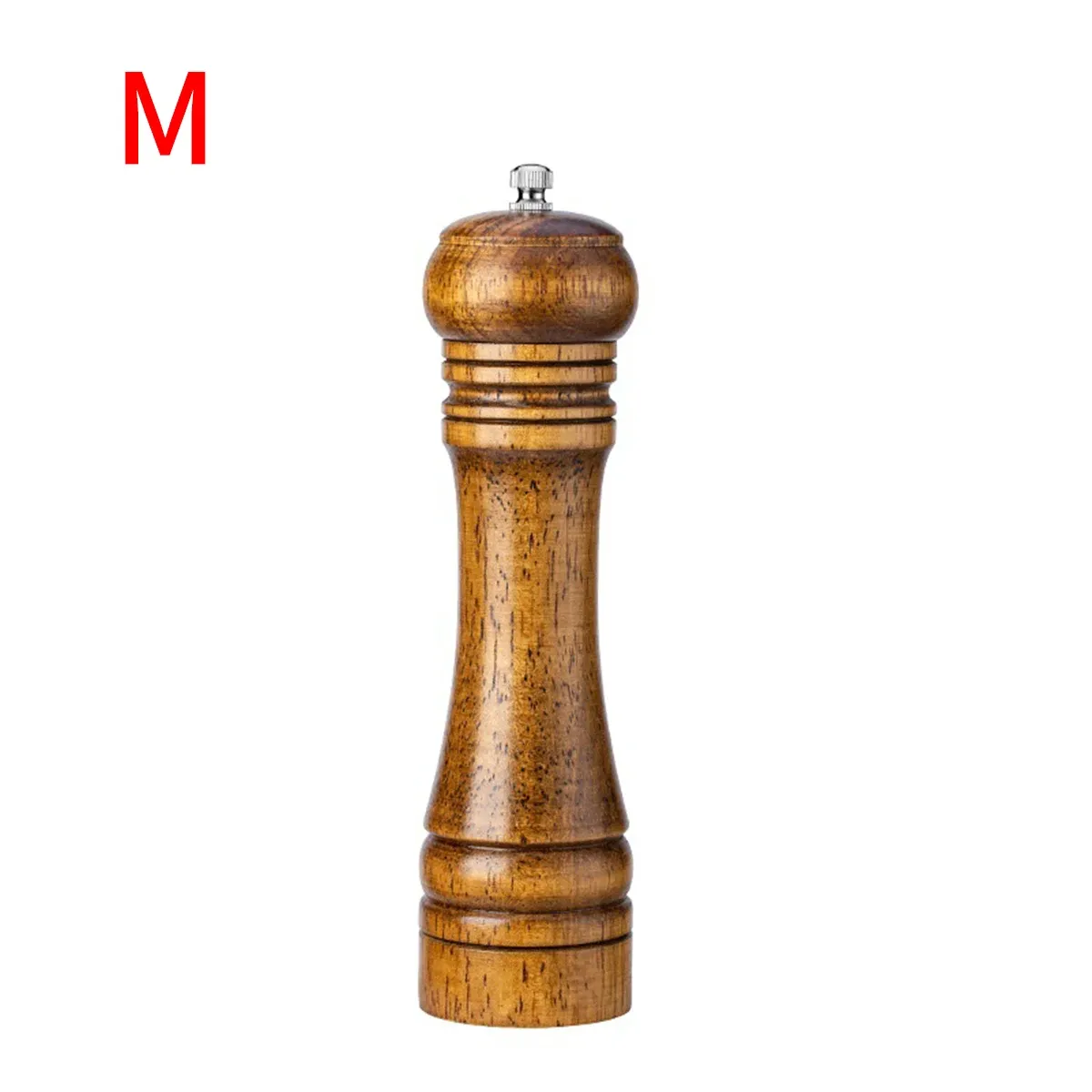 Broyeur manuel en bois de chêne 5, 8 et 10 pouces pour poivre, moulin à poivre et poivre du Sichuan, pot d'assaisonnement 12