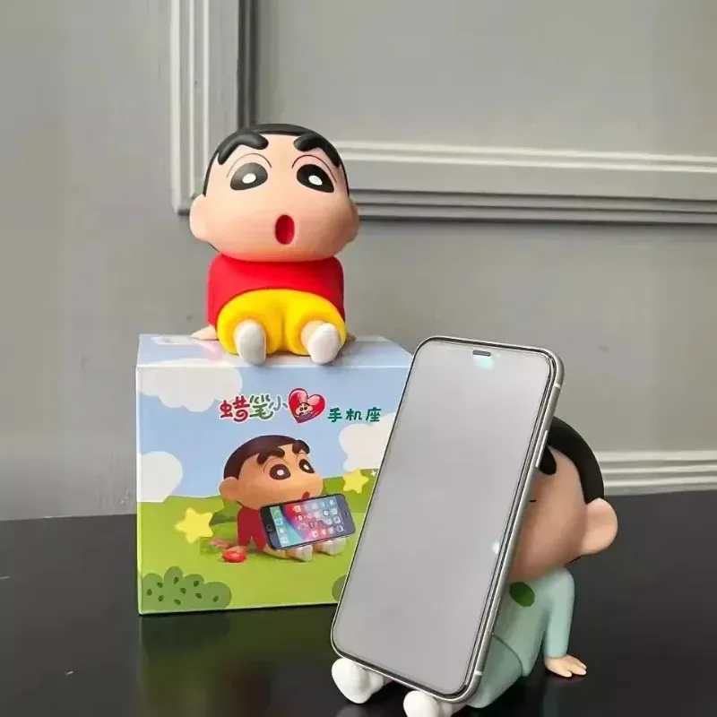 Figurine Crayon Shin-Chan dans un cadre de bureau