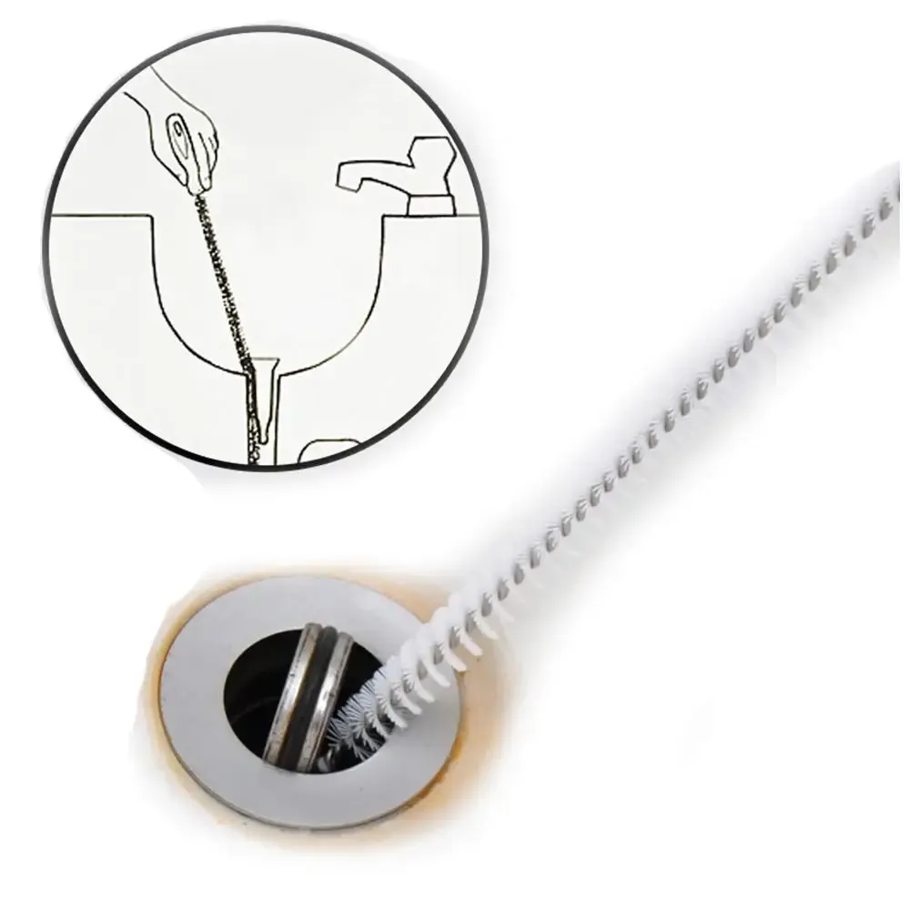 Brosse de dragage pour baignoire et toilettes