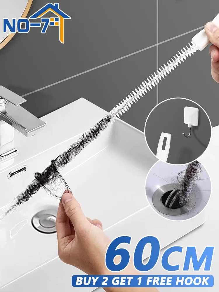 Brosse de dragage de tuyaux pour cuisine et salle de bains