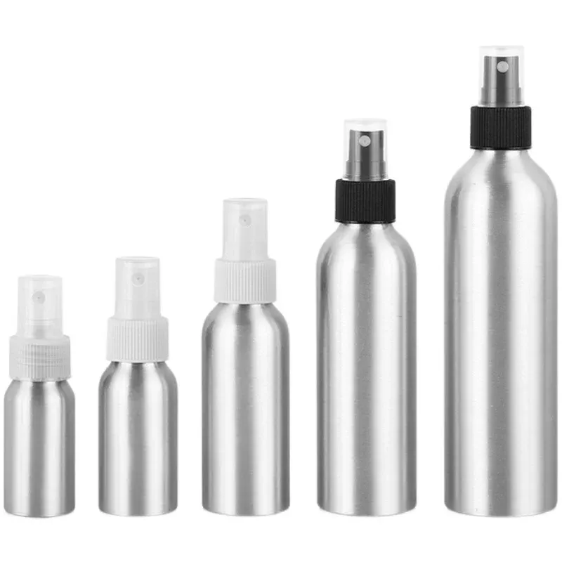 Flacon rechargeable en aluminium, finition raffinée