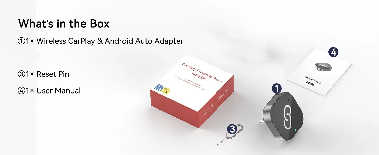 Adaptateur CarPlay sans fil USB-C en situation