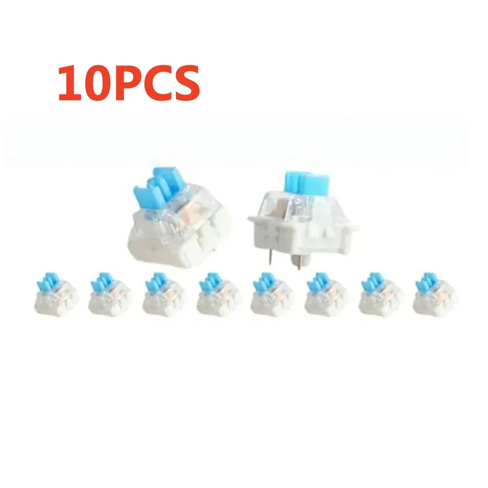 Interrupteurs de clavier en plastique à 3 broches, lot de 10, 50 ou 200 pièces, pour remplacement de touches 7