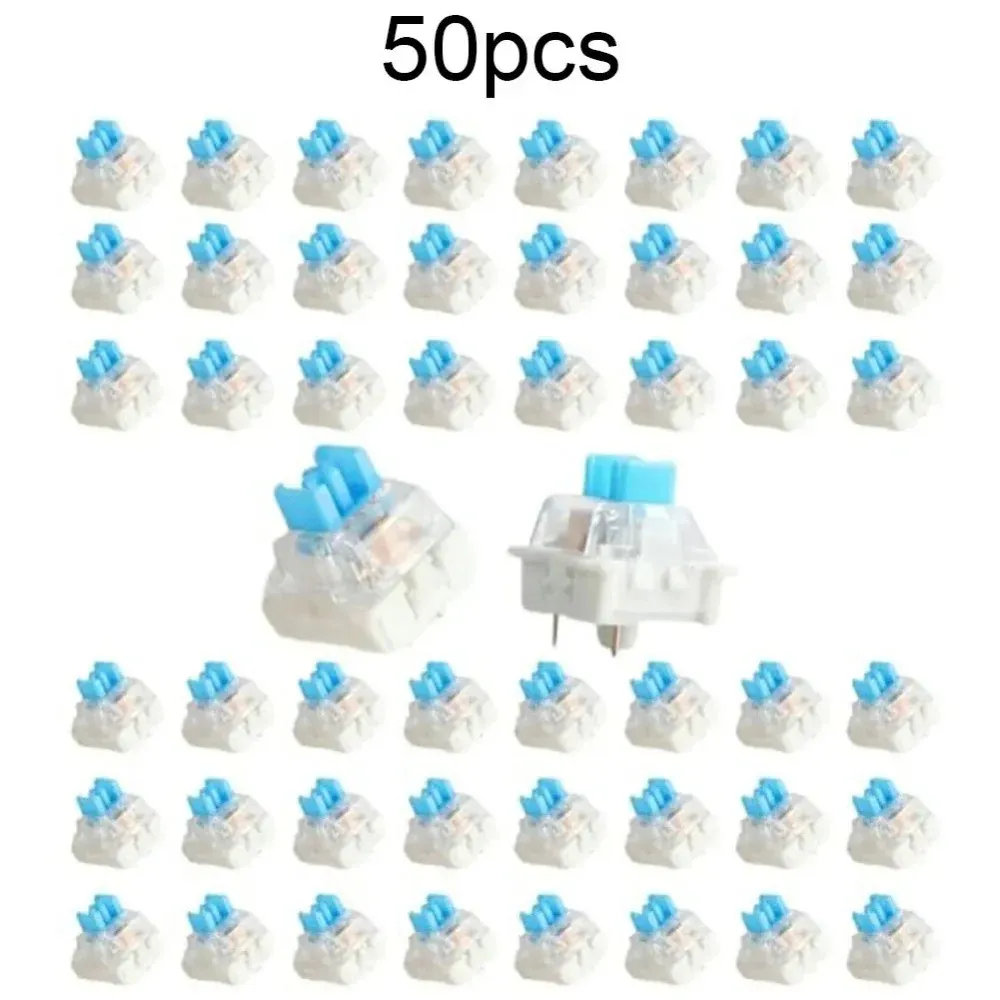 Interrupteurs de clavier en plastique à 3 broches, lot de 10, 50 ou 200 pièces, pour remplacement de touches 9