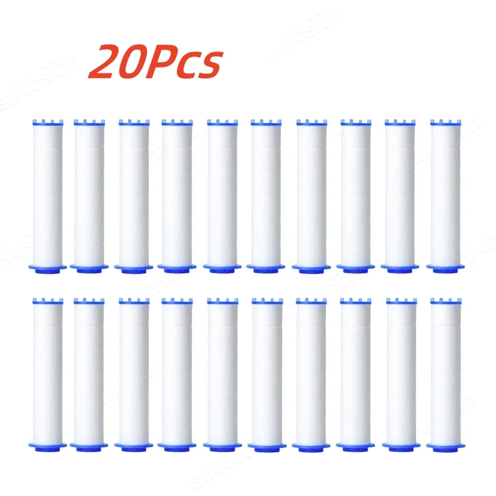 Cartouche filtrante de rechange en coton PP pour pommeau de douche, lot de 5 à 50 pièces, adoucissement de l'eau dure 11