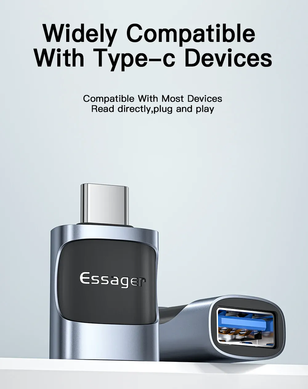 Compatibilité universelle avec les appareils Type-C