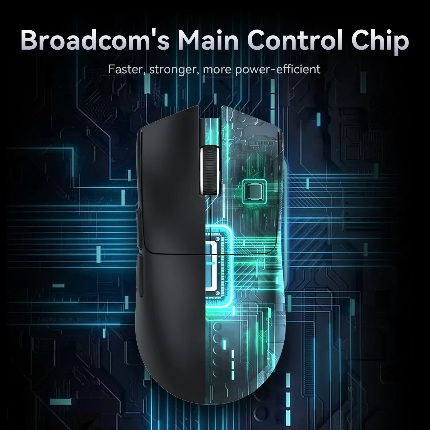 Souris de jeu sans fil Attack Shark R1/X11, 18 000 DPI, capteur PAW3311, ergonomique et légère, tri-mode Bluetooth / 2,4 GHz / USB, pour PC et ordinateur portable 4