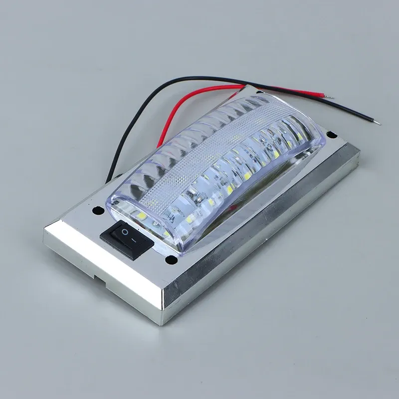 Lampe LED 12 V-24 V pour intérieur de voiture, panneau lumineux haute luminosité avec interrupteur marche/arrêt, idéale pour van, camion, camping-car, bateau et RV 4