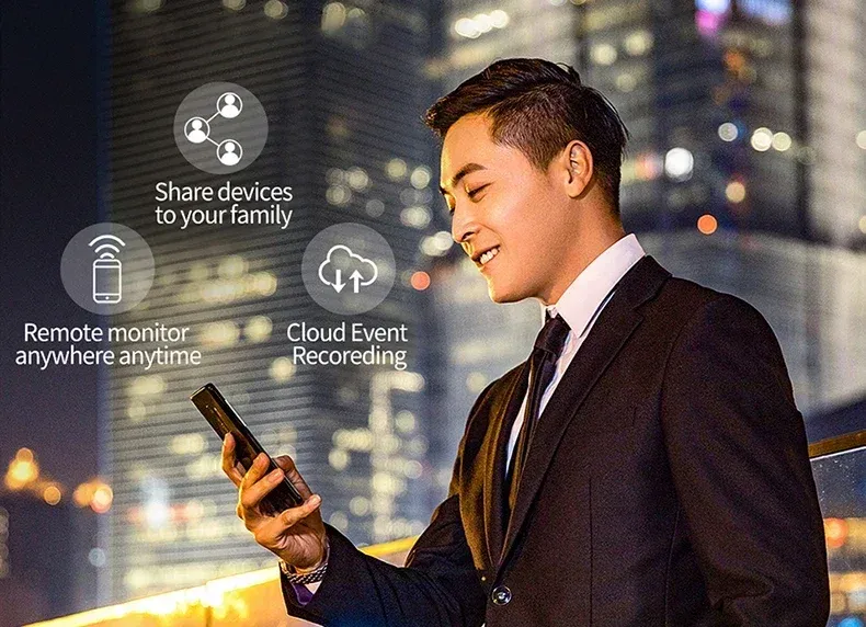 Surveillance à distance depuis l'application