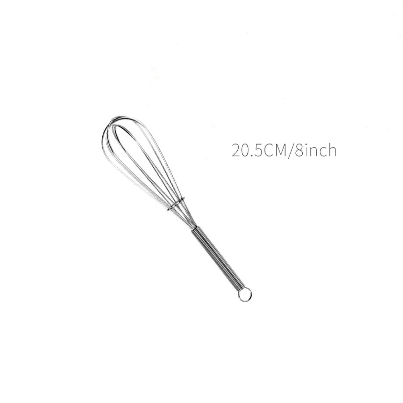 Batteur à Œufs Manuel en Acier Inoxydable, Mini Fouet de Cuisine, Outil de Cuisson Écologique, 1 Pièce 8