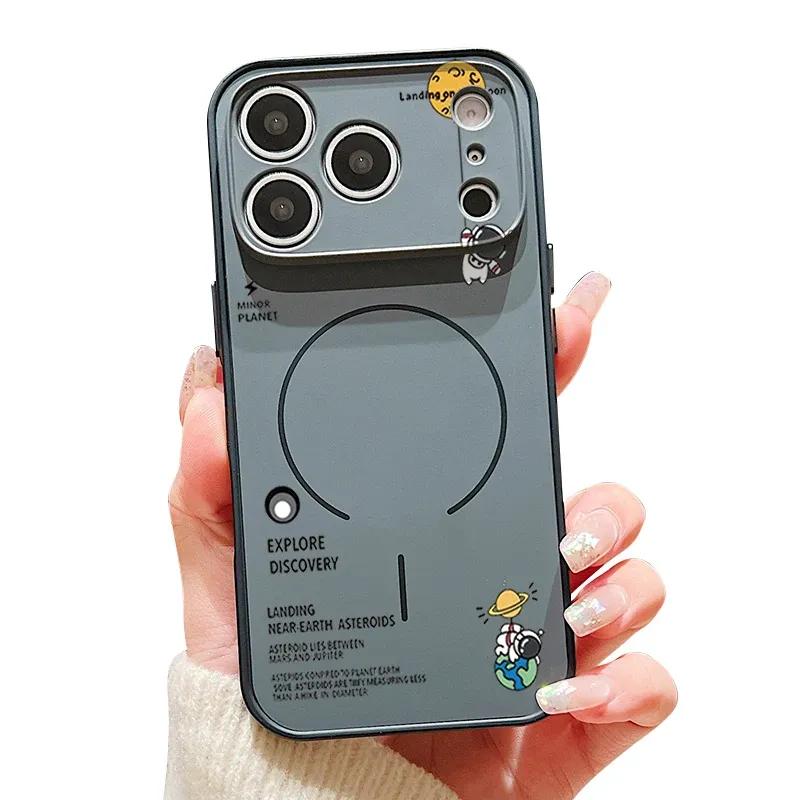 Coque à motif astronaute, perspective
