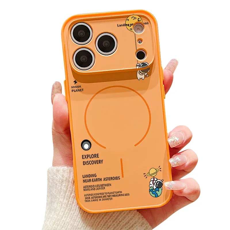 Coque à motif astronaute suspendu pour iPhone