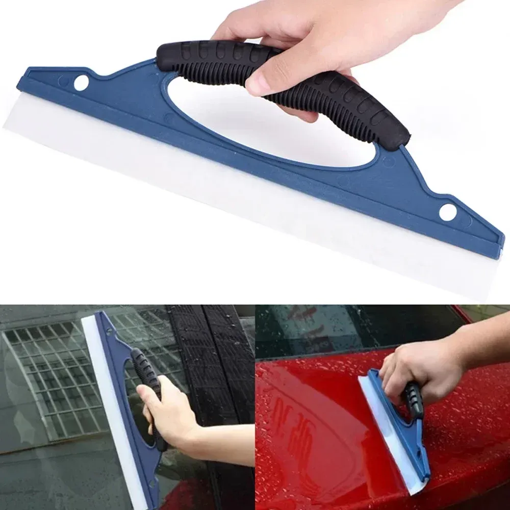 Raclette de nettoyage en gel de silice pour pare-brise et vitres de voiture