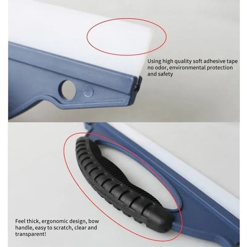 Raclette de nettoyage en gel de silice pour pare-brise et vitres de voiture 6