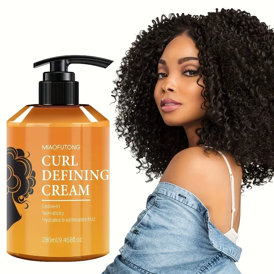 Résultat final sur cheveux bouclés
