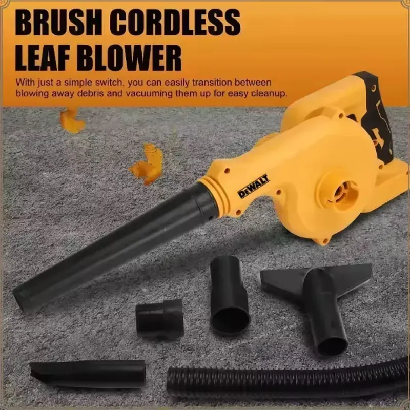 Souffleur et aspirateur sans fil 2-en-1 DEWALT, pour feuilles et poussière 2