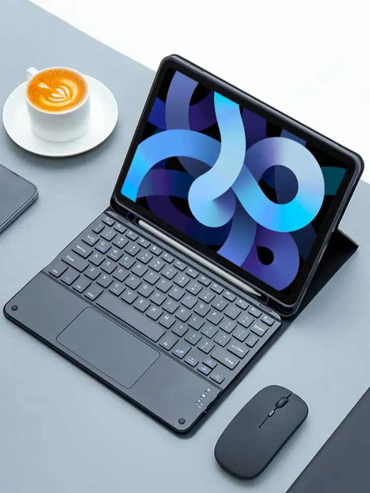Clavier sans fil pour iPad en situation d'utilisation