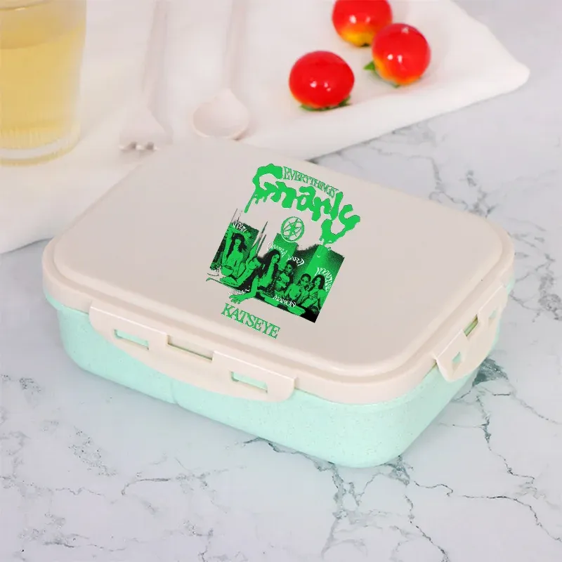 Katseye – Boîte à déjeuner Bento, contenant de stockage alimentaire imprimé K-pop Manon, boîte à déjeuner pour l'école et le bureau, chauffe-plat pour pique-nique, cadeau d'anniversaire pour filles 5