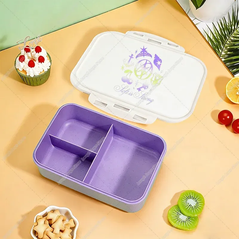Katseye – Boîte à déjeuner Bento, contenant de stockage alimentaire imprimé K-pop Manon, boîte à déjeuner pour l'école et le bureau, chauffe-plat pour pique-nique, cadeau d'anniversaire pour filles 12