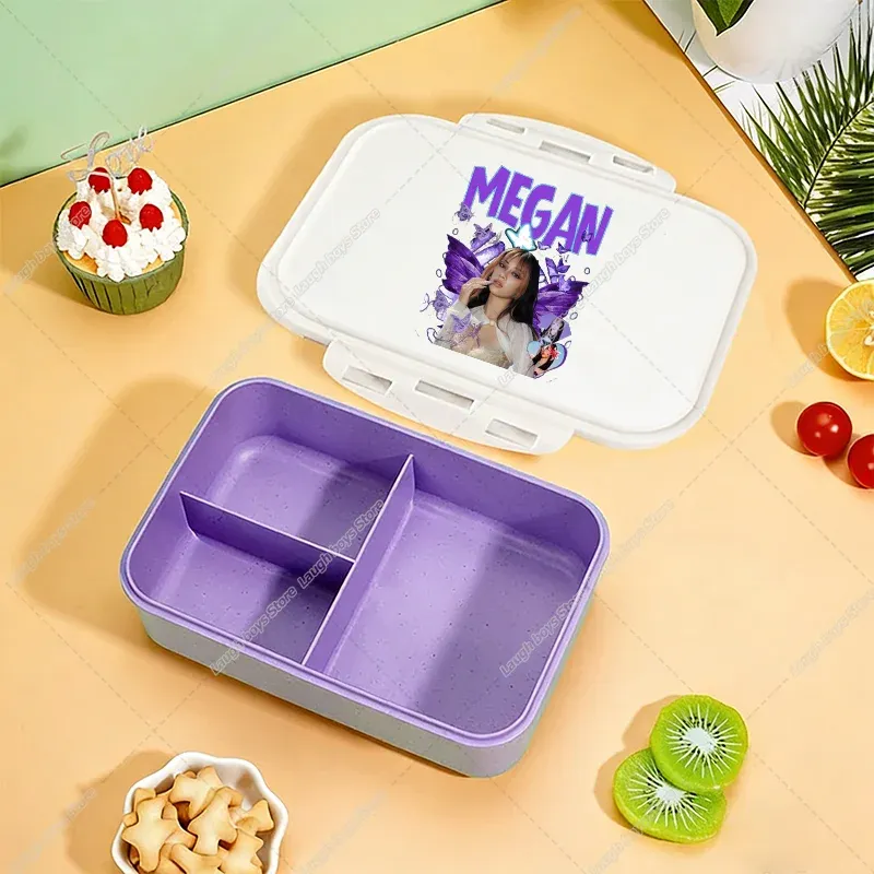 Katseye – Boîte à déjeuner Bento, contenant de stockage alimentaire imprimé K-pop Manon, boîte à déjeuner pour l'école et le bureau, chauffe-plat pour pique-nique, cadeau d'anniversaire pour filles 13