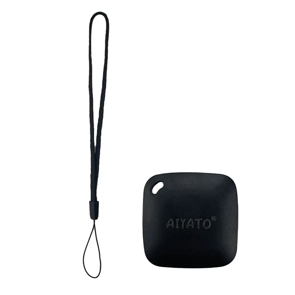 AIYATO Traqueur Bluetooth compatible avec l'application Localiser d'Apple, détecteur de clés pour clés, sacs, portefeuilles et bagages, compatible uniquement avec iOS 7