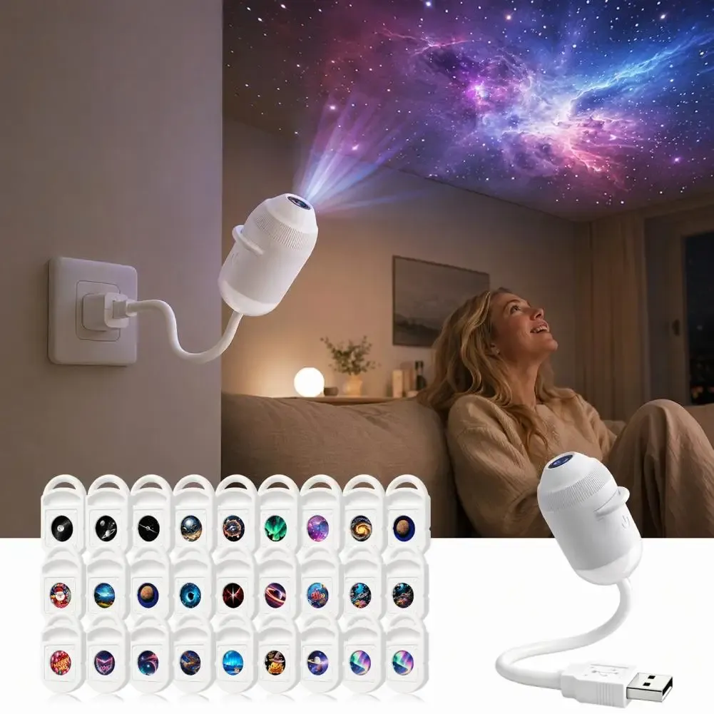 Lampe projecteur ciel étoilé, vue 5