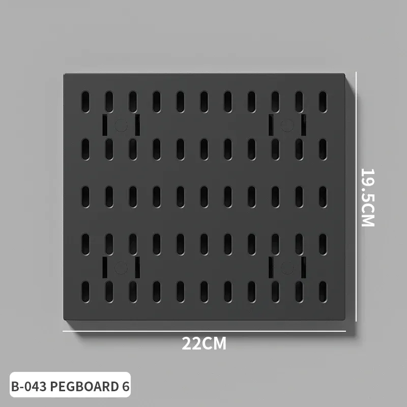 Panneau perforé sans perçage pour salle de jeu, organisateur mural pour manettes, support casque et clavier, rangement multifonction 45