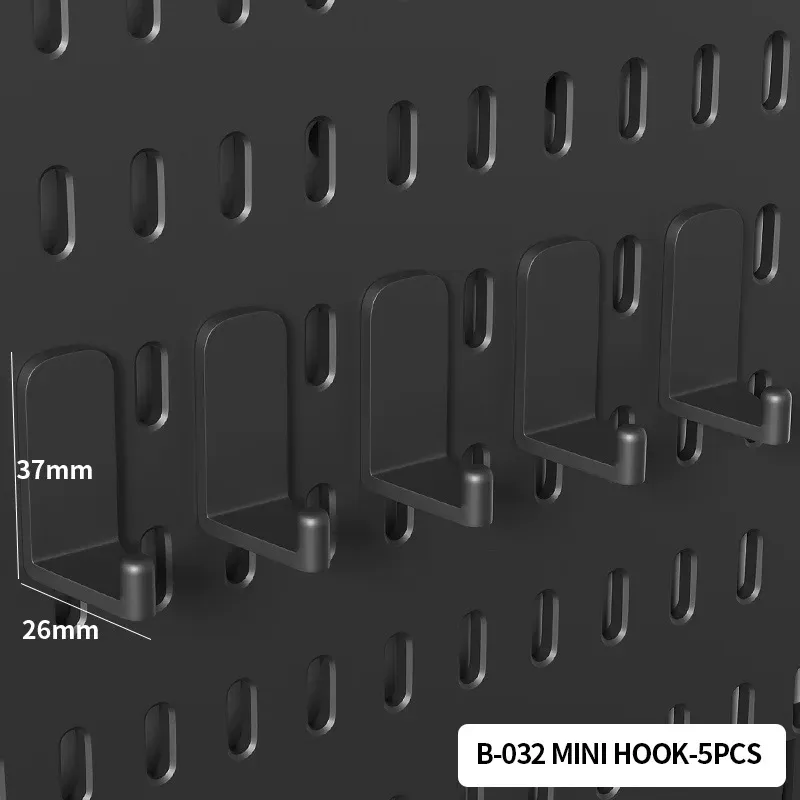 Panneau perforé sans perçage pour salle de jeu, organisateur mural pour manettes, support casque et clavier, rangement multifonction 36
