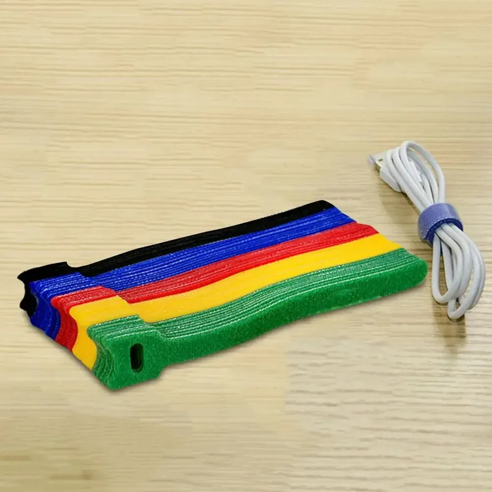 Attaches de câble réutilisables et amovibles en nylon coloré, lot de 50 ou 100 pièces 4
