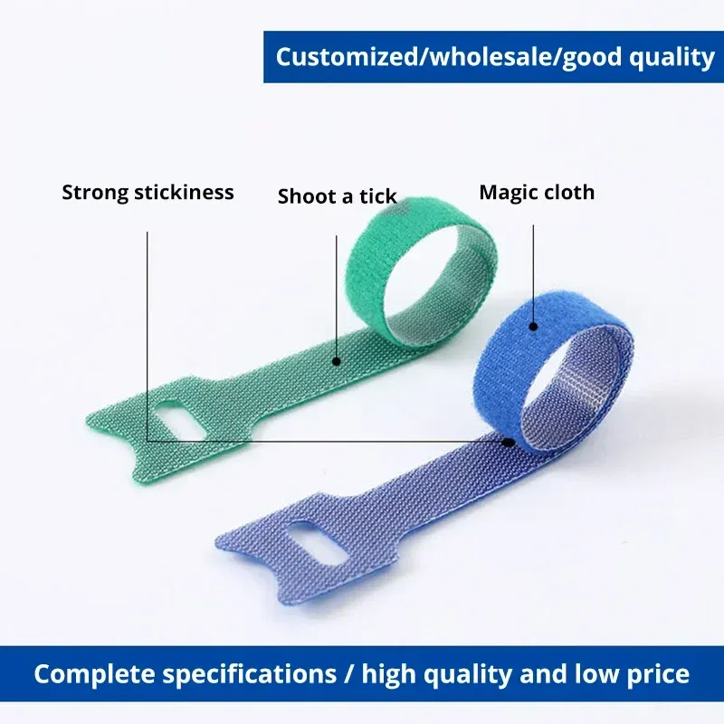 Attaches de câble réutilisables et amovibles en nylon coloré, lot de 50 ou 100 pièces 5