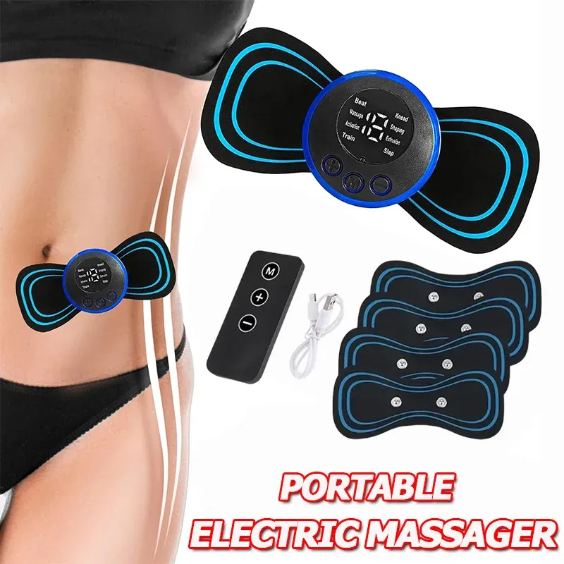 Mini patch de massage électrique EMS, vue détaillée