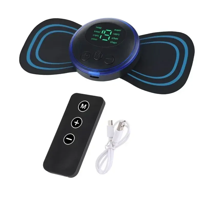 Masseur électrique rechargeable pour le cou, patch de massage pour vertèbres cervicales, soulagement des douleurs musculaires 7