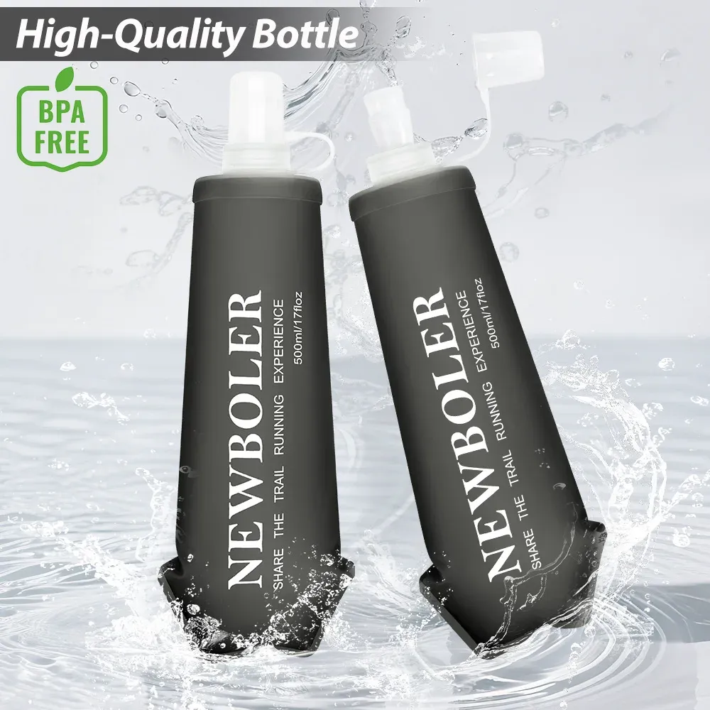 Gourde souple pliable de sport, lifestyle