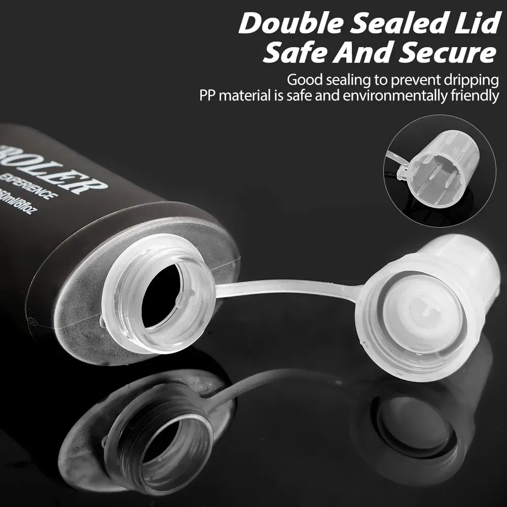 Gourde souple pliable de sport, pratique sportive