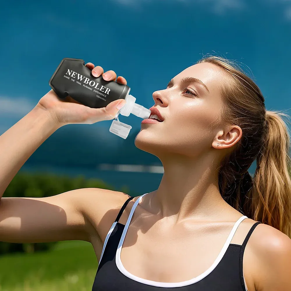 Gourde souple pliable de sport, randonnée